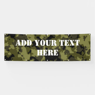 Patroon op militaire wijze van Camouflage Spandoek