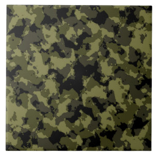 Patroon op militaire wijze van Camouflage Tegeltje