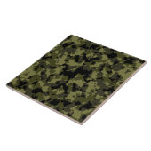 Patroon op militaire wijze van Camouflage Tegeltje (Zijkant)