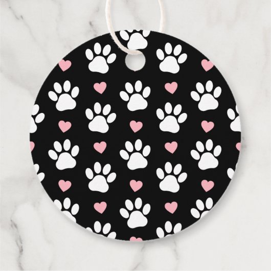 Patroon op poten, reuzenpoten, hart, bruiloft bedankjes labels (Achterkant)