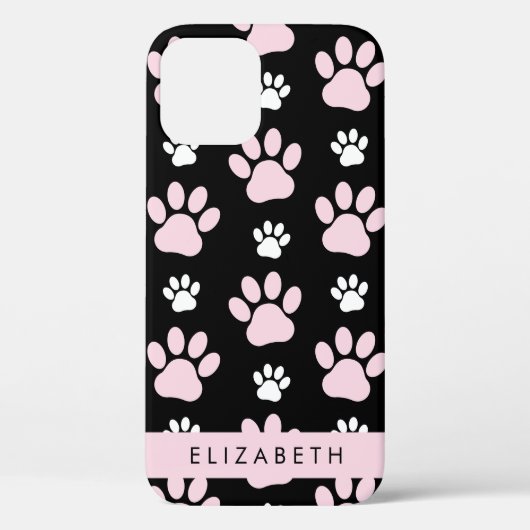 Patroon op poten, roze poten, langpoten, Jouw naam Case-Mate iPhone Case (Achterkant)