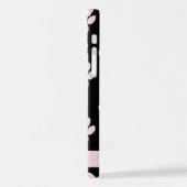 Patroon op poten, roze poten, langpoten, Jouw naam iPhone Hoesje (Linkerkant)