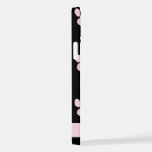 Patroon op poten, roze poten, langpoten, Jouw naam iPhone Hoesje (Rechterkant)