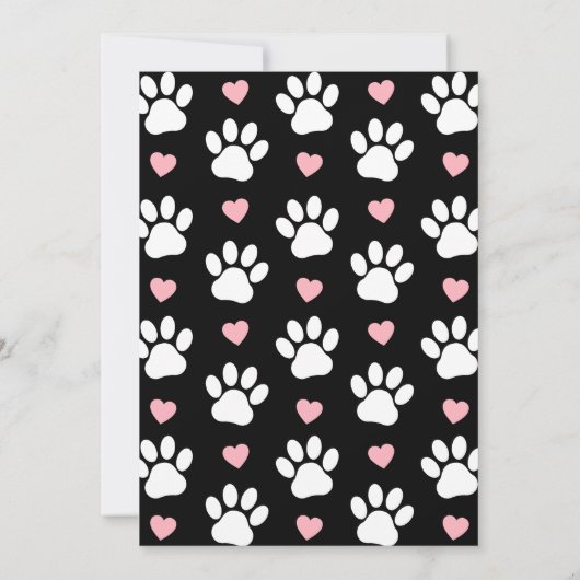 Patroon op poten, tandwielkasten, hart, repetitief kaart (Achterkant)