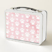 Patroon op poten, witte poten, Waterverven, roze (Achterkant)