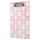 Patroon op poten, witte poten, Waterverven, roze Klembord (Links)