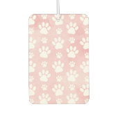 Patroon op poten, witte poten, Waterverven, roze Luchtverfrisser (Voorkant)