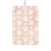 Patroon op poten, witte poten, Waterverven, roze Luchtverfrisser (Achterkant)