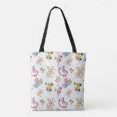 Patroon op speelgoed van kind tote bag (Achterkant)