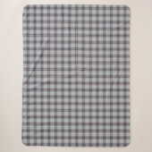 Patroon op tartan sherpa deken (Voorkant)
