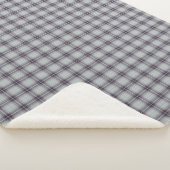 Patroon op tartan sherpa deken (3/4)