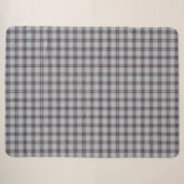 Patroon op tartan sherpa deken (Voorkant (horizontaal))