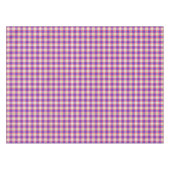 Patroon op tartan tafelkleed (Voorkant (Horizontaal))