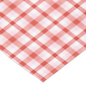 Patroon op tartan tafelkleed (Gekanteld)