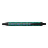 Patroon op tartan - traditioneel blauw groen zwarte inkt pen (Achterkant)