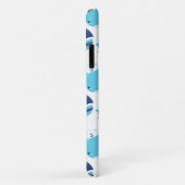 Patroon op walvissen, walvissen, blauwe walvissen Case-Mate iPhone case (Achterkant/rechts)