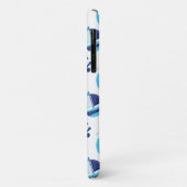 Patroon op walvissen, walvissen, blauwe walvissen Case-Mate iPhone case (Achterkant/links)