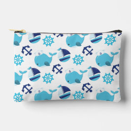 Patroon op walvissen, walvissen, blauwe walvissen etui