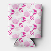 Patroon op walvissen, walvissen, roze walvissen blikjeskoeler (Voorkant)