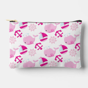 Patroon op walvissen, walvissen, roze walvissen etui