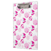 Patroon op walvissen, walvissen, roze walvissen klembord (Links)