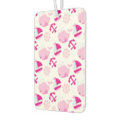 Patroon op walvissen, walvissen, roze walvissen luchtverfrisser (Links)