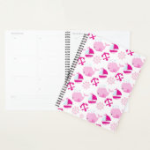 Patroon op walvissen, walvissen, roze walvissen planner (Display)