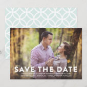 PATROON | OPSLAG KAARTJE SAVE THE DATE (Voorkant / Achterkant)