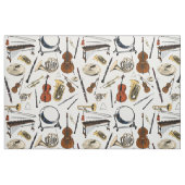Patroon Orchestrale Instrumenten Stof (Fat Quarter)