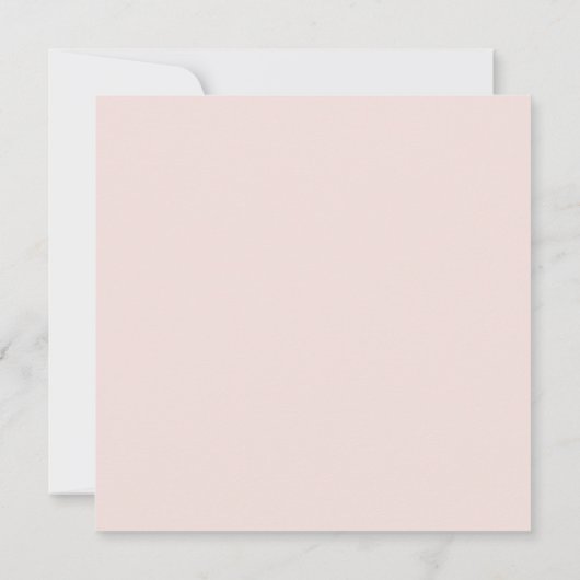 Patroon Ornament op roze bruiloft uitnodiging (Achterkant)