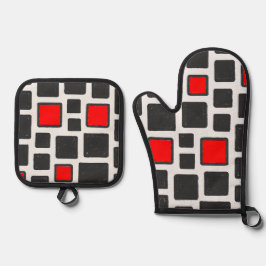 patroon ovenwant & pannenlap set