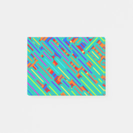 Patroon overhemd - Kleurrijke strepen patronen Post-it® Notes