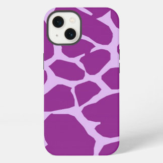 Patroon Paars Afrika Giraffen Dier Giraffe iPhone 13 Hoesje