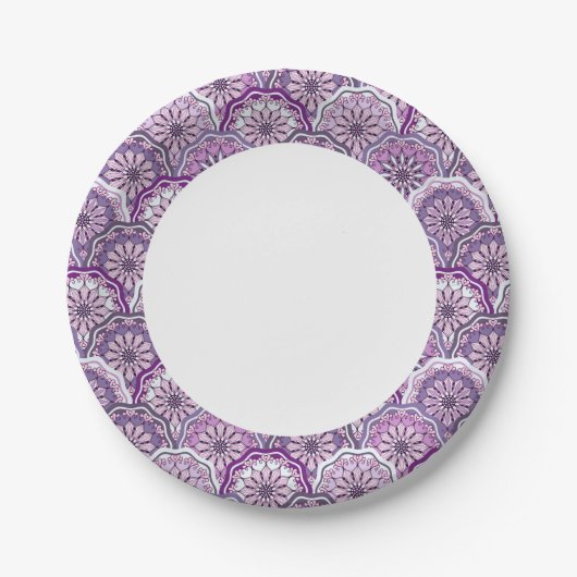  patroon papieren bordje (Voorkant)