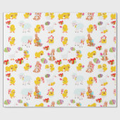 Patroon Pasen Party Cadeaupapier (Vlak)