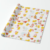 Patroon Pasen Party Cadeaupapier (Uitgerold)
