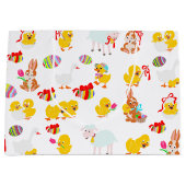 Patroon Pasen Party Groot Cadeauzakje (Voorkant)