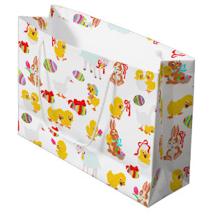 Patroon Pasen Party Groot Cadeauzakje