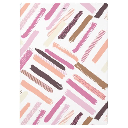 patroon penseelstreken klembord (Achterkant)