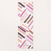 patroon penseelstreken yogamat (Voorkant)