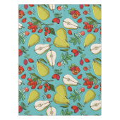 Patroon peren en bessen tafelkleed (Voorkant)