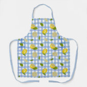 Patroon Picnic Citrus Mediterraan Schort (Voorkant)
