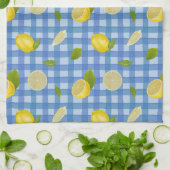 Patroon Picnic Citrus Mediterraan Theedoek (Gevouwen)