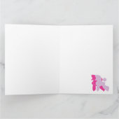 Patroon Poodle Wenskaart Kaart (Binnen)
