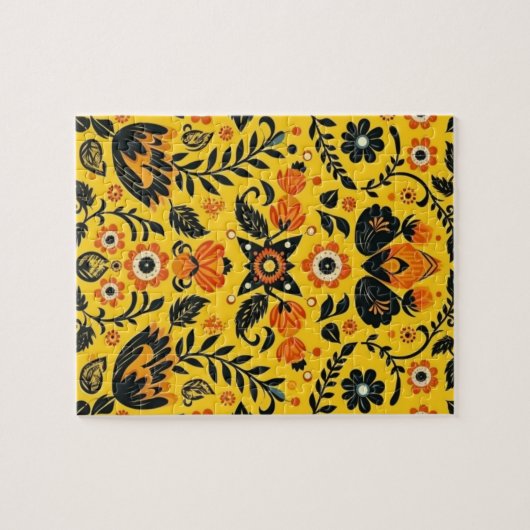 PATROON PUZZEL in Folk Art Design (Horizontaal)