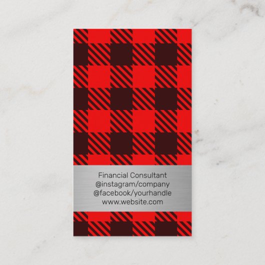 Patroon | QR-scan | Visitekaartje (Achterkant)