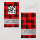 Patroon | QR-scan | Visitekaartje (Voorkant / Achterkant)