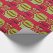 patroon Red Hakuna Matata Cadeaupapier (Hoek)