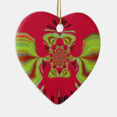 patroon Red Hakuna Matata Keramisch Ornament (Rechts)