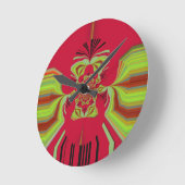 patroon Red Hakuna Matata Ronde Klok (Hoek)